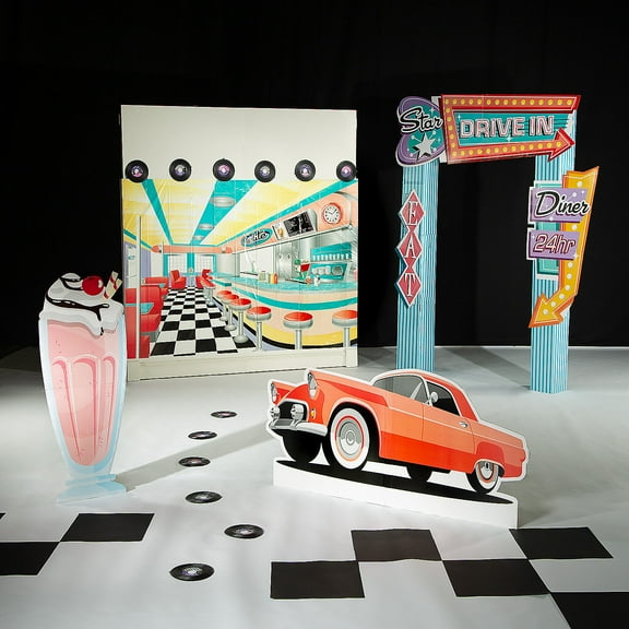 50s Grand Decorating Kit, Party Decor, Other, 16 Pieces