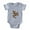 Heather Gray, variant on CafePress - FIN Frog2 - Cute Infant Baby Football Bodysuit
