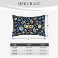 thumbnail image 6 of Bingfone Colorful Space Standard Size Pillowcase, Long Staple Pure Cotton Envelope Closure Pillow Cover,20"X30", 6 of 9