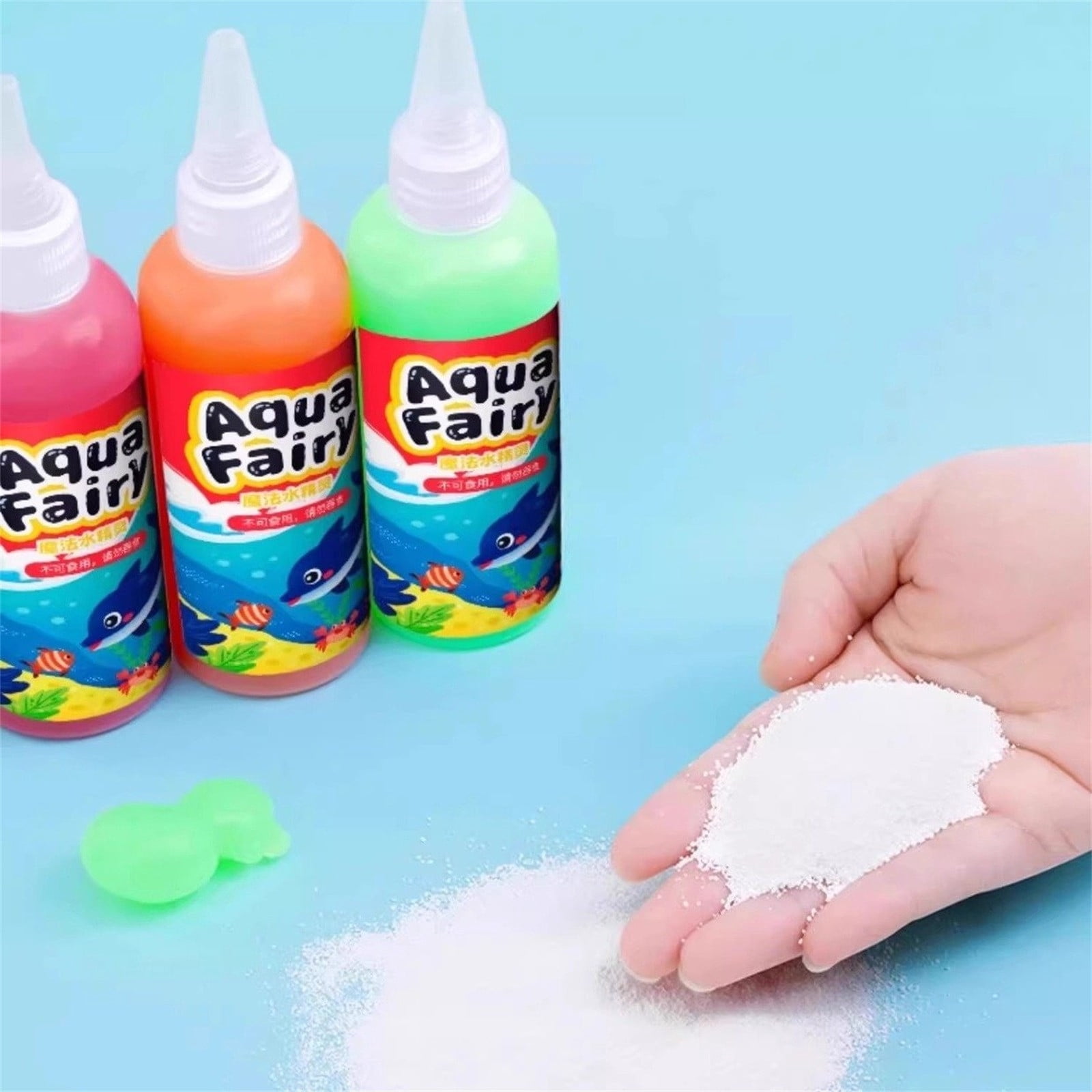 RuiJiao 10ml Kiditos Magic Water Elf Toy Kit–Squishies for Kids, Magic Gel Water Pets Sensory Toy, Fun DIY Craft Kit, Party Favors, Birthday and Christmas Gifts for Kids Ages 3+