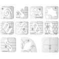thumbnail image 4 of Redempat Free Motion Quilting Templates Set DIY Domestic for Embroidery Hobbyists, 4 of 8