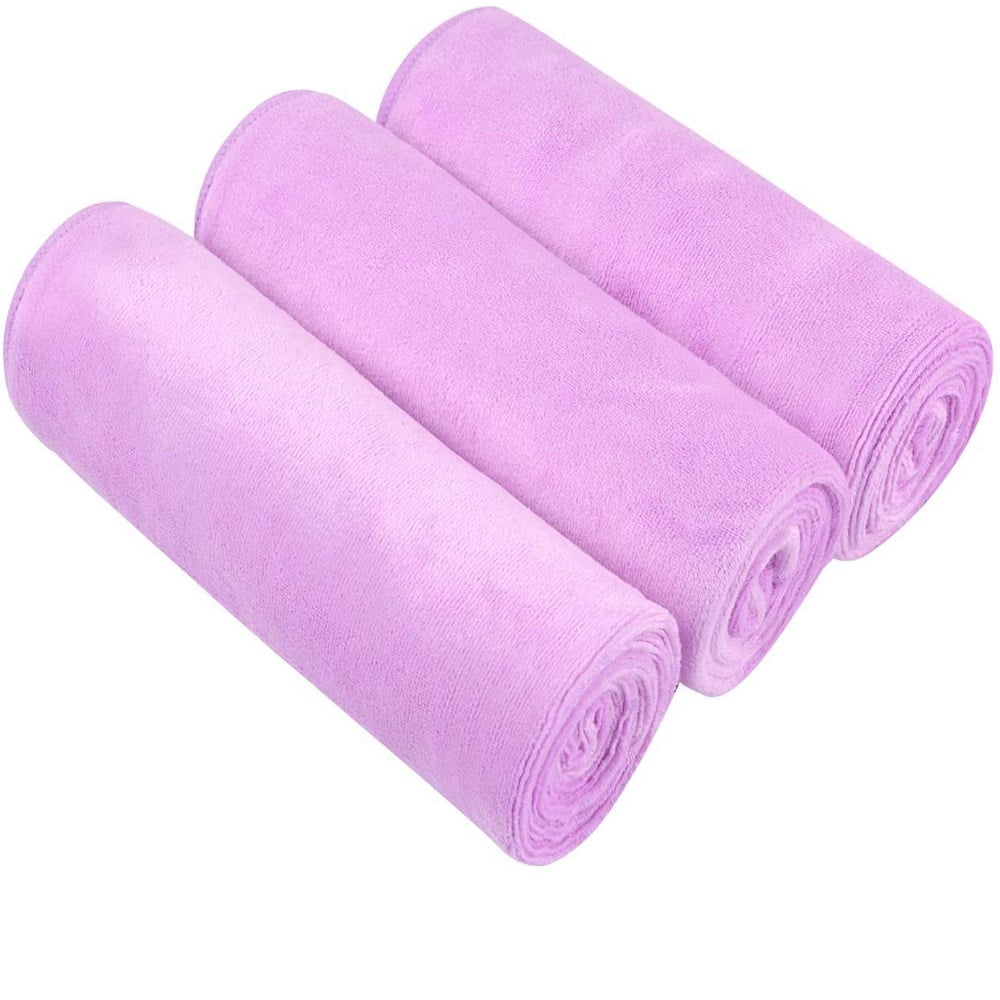 Eurow Microfiber Suede Weave Finish Towels 3 Pack