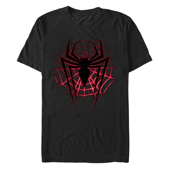Men's Marvel: Spider-Man Neon Web Logo Graphic T-Shirt