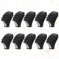 thumbnail image 3 of PTOOTP 10Pcs Trekking Pole Replacement Tips Rubber Protectors for Stability and Traction Improvement Black 2.2x0.7in, 3 of 8