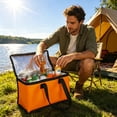 thumbnail image 4 of Sac Isotherme Réutilisable pour Magasinage et Lunch avec Emballage Froid, Sac Fourre-Tout Réfrigérant Pliable et Imperméable, Multicolore, 28 x 17 x 14 cm, 4 of 6