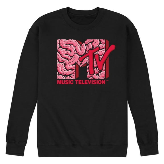 MTV - Logo Intestines - Men's Crew Neck Fleece Pullover