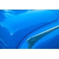 thumbnail image 2 of Miglavs, Janis 18x13 White Modern Wood Framed Museum Art Print Titled - Detail of trunk and fender on blue classic American Buick car in Habana-Havana-Cuba, 2 of 4
