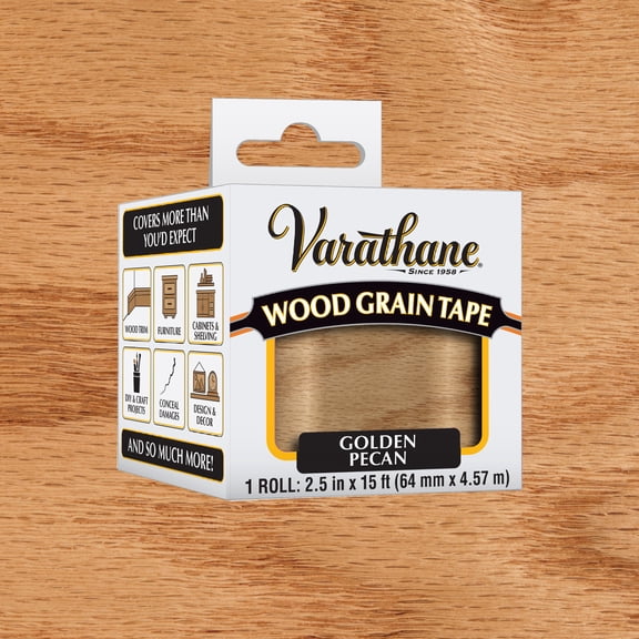 Golden Pecan, Varathane Wood Grain Tape 2.5 in x 15 ft-398840, 1 Roll