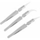 thumbnail image 1 of Paquete de 3 pinzas de cerámica antiestáticas, pinzas de precisión invertidas, pinzas resistentes al calor (mango de acero, punta de cerámica) 137 mm, 1 of 5