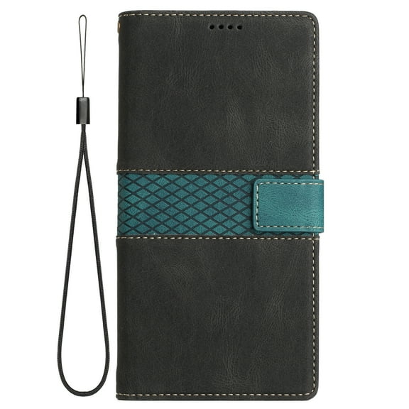 Dteck iPhone11 pro max Wallet Case, 6.5 Inch,Flip Folio Stitching Multicolor Leather Phone Case with Credit Card Holder for iPhone11 pro max 6.5 inch,Black