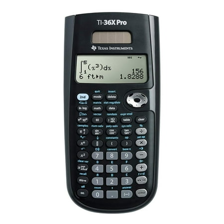 TI-36X Pro Engineering/Scientific CalculatorSelect degrees/radians, floating/fix, number format modes. By Texas