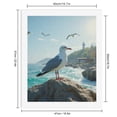 thumbnail image 2 of Paint By Numbers Kit for Adults Beginner - DIY Seagull Coastal View Lighthouse Scene Canvas Painting Kits for Adults, Frameless Paint By Number for Adults for Home Wall Decor 16x20 Inch, 2 of 7