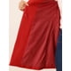 thumbnail image 5 of Abrigo De Invierno Elegante PaMujer Abrigo Largo De Un Solo Pecho Con Cuello Alto En Mitad Del Muslo Rojo Brillante M, 5 of 6