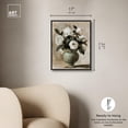 thumbnail image 5 of Raw Floral Vibes Canvas Elegant Florals by Art Remedy, Black Frame, 16" x 20", 5 of 7