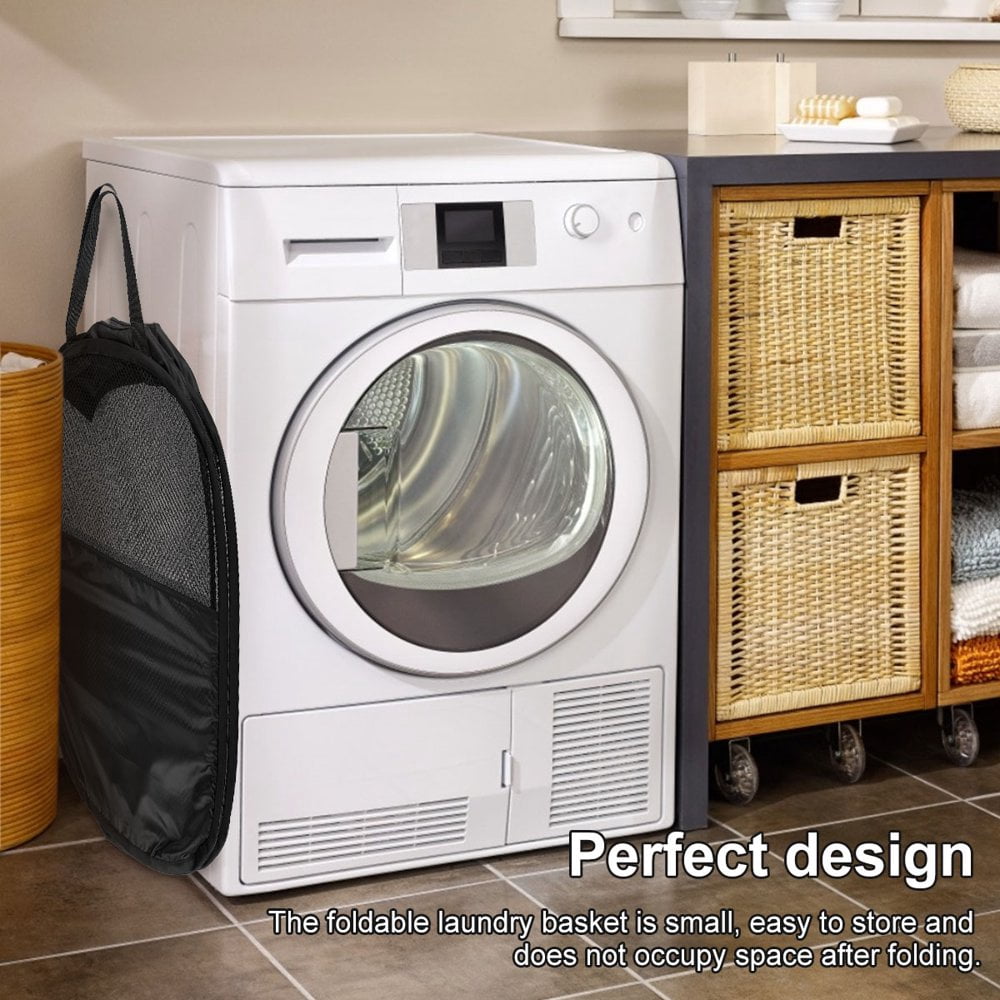 VIPITH Lot De 2 Grands Paniers à Linge Pliables En Aille Avec Poignées