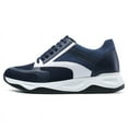 thumbnail image 2 of CMR CHAMARIPA Mens Raised Shoes - Height Elevator Shoes - Breathable Blue Sneaker For Men 8CM / 3.15 Inches, 2 of 7