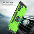 thumbnail image 6 of Xhy Samsung Galaxy A13 5G Case with Screen and Lens Protector Magnetic Ring Holder Kickstand Military Grade Full Body Double Layer Drop Protection Durable Detachable for Samsung A13 5G Phone - Green, 6 of 9