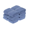 thumbnail image 2 of Premium Egyptian Cotton Highly Absorbent Assorted 6-Piece Plush Towel Set - 13" x 13", 2 of 6