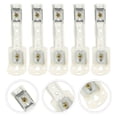 thumbnail image 5 of KAKOWELY 6 Pcs Support de Rail de Rideau Code de Montage Accessoires de Fixation de Rideau Maison 4.53"X1.77"X1.46 Pouces, 5 of 5