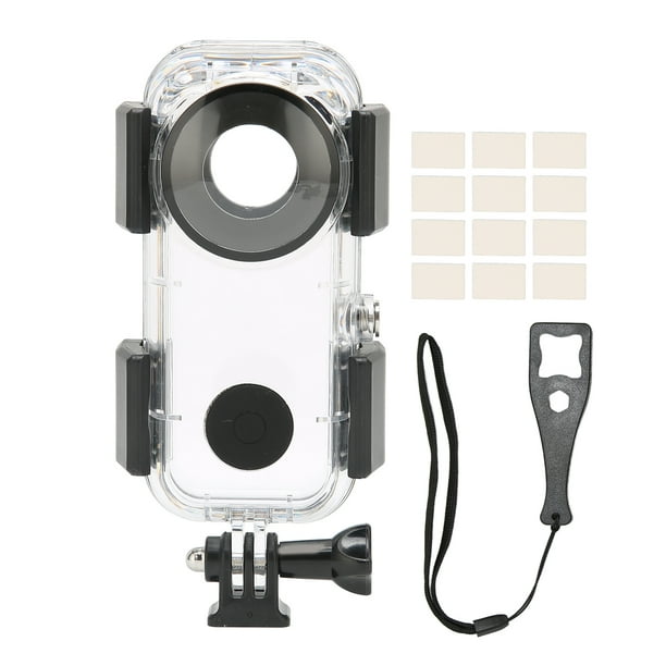 Para Insta360 ONE X2 funda de buceo transparente 40m/131ft funda impermeable para cámara de profundidad para buceo snorkel natación