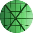 thumbnail image 1 of Ahgly Company Tapis Rond Lavable en Machine Intérieur Transitionnel Vert, 6 Pieds Rond, 1 of 7