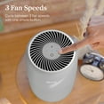 thumbnail image 4 of Levoit Core Mini-P 3-Stage Filter Air Purifier with Aromatherapy, Ideal for Rooms up to 255 sq ft, Gray, 4 of 8