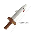 thumbnail image 2 of Funny Dirk Swords Stuffed Daggers Toy Soft Comfortable Swords Dolls Early Education Toddler Toy, 2 of 8