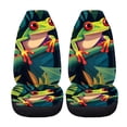 thumbnail image 5 of XYZCANDO Automobile Seat Cover Anti-Scratch Car Front Seat Cover Set Car Seat Covers Waterproof Soft Truck SUV, Frog Leaf, 5 of 10