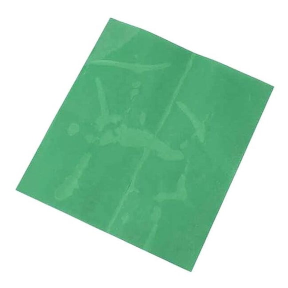 Brady Label,Transparent Green,10 In. H,9 In. W 30698