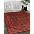 thumbnail image 3 of Ahgly Company Machine Washable Indoor Rectangle Traditional Red Area Rugs, 5' x 7', 3 of 7
