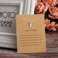 thumbnail image 2 of Fashion Jewelry Cute Cat Lover Collar Colgante para Mujeres Regalo para Mujeres Oro Plata Colgante Gato Collar Cadena Corta, 2 of 4