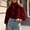 Wine, variant on jjayotai Womens Tops Dressy Casual Cold Shoulder Ruffle Collar Blouses Fall Fashion Shirts for Work