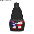 thumbnail image 1 of Puerto Rico Rican Flag Sling bag/Crossbody Backpack/Puerto Rican Shoulder Bag for Travel Hiking Cycling Camping Work, 1 of 1