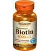 Sundown Biotin 1000 mcg Tablets High Potency 50 Tablets (Pack of 2)