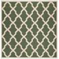 thumbnail image 2 of Safavieh Linden Gamal Geometric Indoor/Outdoor Area Rug, Green/Creme, 6'7" x 6'7" Square, 2 of 8