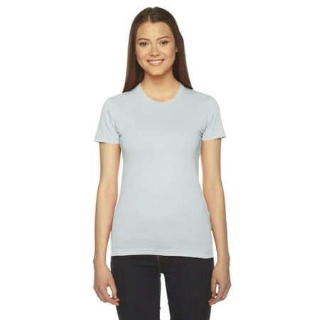 Hot Coral Apparel - American Apparel Ladies Fine Jersey Short-Sleeve T-Shirt-2102