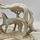 thumbnail image 3 of Horse Sculpture Resin Indian Horse Statue Home Decoration Desktop Decoration Animal Figurines, 3 of 5