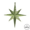 thumbnail image 3 of Vickerman 8" Lime Iridescent Glitter Bethlehem Star Christmas Ornament, 4 per Box, 3 of 3