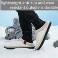 thumbnail image 5 of Cyiecw Winter Warm Cotton Slippers Wide House Slippers for Memory Foam Flat with Anti-slip Sole Comfortable Fluff Bedroom Slippers, 5 of 7