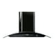 thumbnail image 5 of Campana extractora touch SUPRA para pared de acero inoxidable negro y cristal curvo Con control remoto, 5 of 6