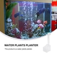 thumbnail image 3 of Hanging Aquarium Planter Cups Acrylic Fish Tank Accessory Transparent 2Pcs, 3 of 8