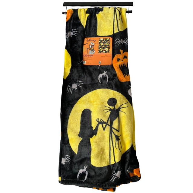Disney The Nightmare Before Christmas Throw Blanket 50x70” Jack & Sally