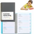 thumbnail image 1 of Dusknt New Arrivals! Password Book Password Book with Personal Alphabet Label Internet Address and Password Headquarters Password Log, 1 of 5