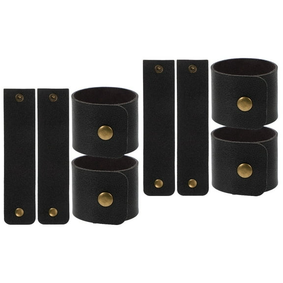 8 Pcs Christmas Decorations Towel Round Napkin Holder Decorative Rings for Party Vintage Banquet