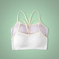 thumbnail image 5 of AJZIOJIRO 2 Pairs Kids Girls Seamless Stretch Bra Ultra Comfort Soft, Invisible Dig-Free Teen Bras with Removable Padding, 5 of 9