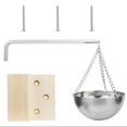 thumbnail image 1 of Cuenco Para Aroma De Sauna De Acero Inoxidable, Difusor De Fragancia De Aceite Esencial, Soporte Para Aceite Esencial, Accesorios Para Sala De Sauna Kearding HA034592-00, 1 of 6