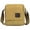 Khaki, variant on Small Canvas Crossbody Bag for Men Women Multi- Pockets Shoulder Purse Vintage Messenger Bags for Travel Work Business Gray