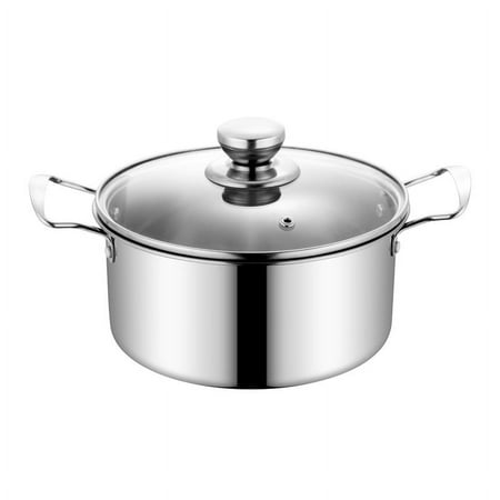 

Household Soup Pot Cooking Pot Hot Pot with Handle Stew Cooking Pot Milk Ramen Noodle Pot