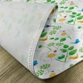 thumbnail image 5 of Ambesonne Flower Place Mats Set of 4, Ladybugs on Chamomiles, Standard Size, White Green, 5 of 6