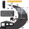 thumbnail image 4 of Ktaxon 10'x20' Pop Up Gazebo Party Wedding Event Tent,Canopy Marquee,Black, 4 of 8